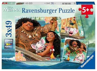Ravensburger Disney Moana Voyage Jigsaw Puzzle for Kids 49 Unique Pieces PrecisionCrafted Educational and Fun Ideal for Age 3