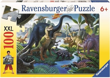 Ravensburger Land of The Giants 100Piece Jigsaw Puzzle for Kids Unique and Durable Pieces Foster Creativity and Concentration FSC
