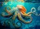 CrossGlory Cross Glory Jigsaw Puzzles 1000 Pieces for Adults Deep Blue Octopus Odyssey Ocean Octopus Puzzles for Adults Challenging Brain Teaser Ocean Puzzle 20 x 27 Inches