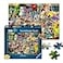 Ravensburger The Dog Walker 500 Piece Large Format Jigsaw Puzzle Vibrant Bold Colors Laugh Inducing Details Overworked Dog Walker Premium Quality Puzzles for Adults