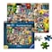 Ravensburger The Dog Walker 500 Piece Large Format Jigsaw Puzzle Vibrant Bold Colors Laugh Inducing Details Overworked Dog Walker Premium Quality Puzzles for Adults