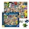 Ravensburger The Dog Walker 500 Piece Large Format Jigsaw Puzzle Vibrant Bold Colors Laugh Inducing Details Overworked Dog Walker Premium Quality Puzzles for Adults
