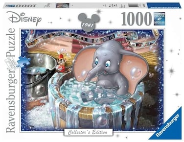 Ravensburger 19676 Disney Dumbo Collectors Edition Puzzle 1000 Unique Pieces Softclick Technology Ideal for Adults and Kids FSCCertified