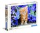 Clementoni Gattino Rosso Ginger Cat in Flowers 500 Piece Jigsaw Puzzle for Adults Collection