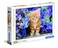 Clementoni Gattino Rosso Ginger Cat in Flowers 500 Piece Jigsaw Puzzle for Adults Collection
