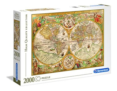 Clementoni 325573 Clementoni32557CollectionAncient Map2000 Pieces MultiColour