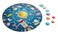 Hape Solar System Puzzle Round Solar System Puzzle Toy for Kids Solid Wood Pieces and A Glowing LED Sun