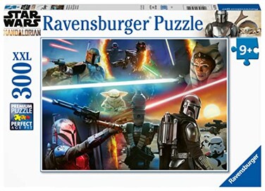 Ravensburger Mandalorian Crossfire 300 Piece XXL Jigsaw Puzzle Designed for Kids Ages 810 Perfect Interlocking Fit Promotes Problem Solving Skills Durable Piece Material