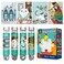 Yove Bzvst Mini Jigsaw Puzzles for Adults 4 Pack 150 Piece Challenging Micro Puzzle Test Tube Small Puzzle Portable Travel Pocket Puzzle Ideal Gift 4x6 Inch Each