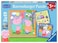 RAVENSBURGER Puzzle Ravensburger 05579 Family and Friends 3 x 49 Pieces Peppa Pig Puzzle for Children from 5 Years