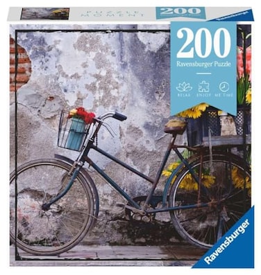 Ravensburger Puzzle Moment Bicycle 200Piece Premium Jigsaw Puzzle for Adults and Kids Unique Softclick Technology Ensures Vibrant Matte Finish with LongLasting Quality