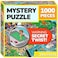 Odd Pieces Jigsaw Puzzles 1000 Pieces with Storytelling Comics for Women White Elephant Mystery Puzzle for Adults Kids 197 x 276 Frameable Magic Puzzle Art Glitch