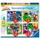 Ravensburger Spidey and His Amazing Friends Marvel Puzzle Set 4 Puzzles 12 16 20 24 Pieces Childrens Puzzle for 3 Years 70x50cm