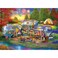 RoseArt Kodak Premium Shiny Happy Campers 1000 Piece Jigsaw Puzzle for Adults