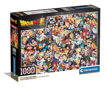 Clementoni Impossible Dragon Ball Puzzle 1000 Pieces Adult Jigsaw Puzzle Poster Included Difficult Jigsaw Puzzle Fun for Adults Made in Italy 39918
