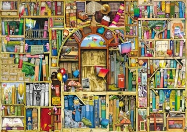 Ravensburger The Bizarre Bookshop 2 1000 Piece Jigsaw Puzzle for Adults 12000300 Handcrafted Tooling Made in Germany Every Piece Fits Together Perfectly