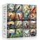 PICKFORU Stained Glass Puzzles for Adults 1000 Pieces Bird Puzzles for Adults Flower with Cardinal Bird Parrot Hummingbird Impossible Hard Challenging Jigsaw Puzzles
