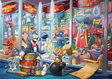 Ravensburger Warner Bros Tom Jerry Hall of Fame 1000 Piece Jigsaw Puzzle for Adults 12000408 Handcrafted Tooling Made in Germany Every Piece Fits Together Perfectly