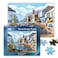 Ravensburger Tranquil Harbour 500 Piece Jigsaw Puzzle Stunning Vivid Imagery of a Summer Coastal Harbor Inspiring Scene Ideal Gift Frameable Art ScreenFree Fun Puzzles for Adults