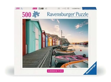 Ravensburger Puzzle 12000847 Scandinavian Places Bootshuser in Smgen Schweden 500 Teile Puzzle fr Erwachsene und Children from 12 Years