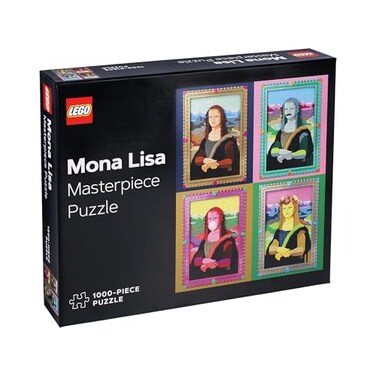 Chronicle Books Lego Masterpiece Puzzle Mona Lisa 1000Piece Jigsaw Puzzle