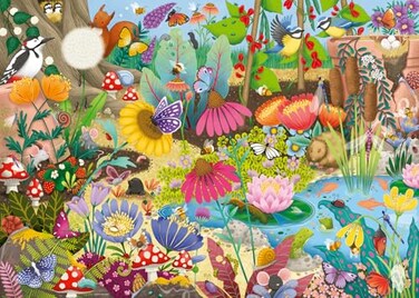 Ravensburger Little Garden World 1000 Piece Jigsaw Puzzle Great Group Activity or Solo Project Stunning Imagery FSCCertified Materials