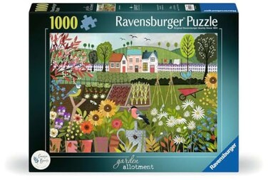 Ravensburger Garden Allotment 1000 Piece Jigsaw Puzzle Vibrant Garden Artwork Idyllic Nature Scene Durable EcoFriendly Materials