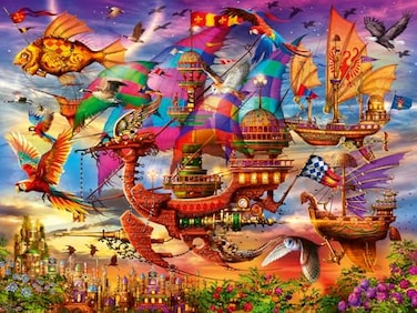 Ravensburger The Flight 1500 Piece Jigsaw Puzzle by Ciro Marchetti Precision Cut Vibrant GlareFree Imagery Great for Adults Kids