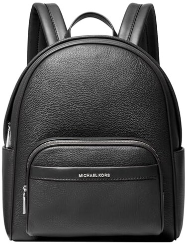 Michael Kors Womens Bex Medium Backpack SilverTone HardwareBlack