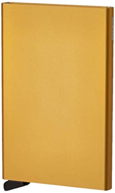 Secrid Gold Card Holder RFID Aluminium Protective Case