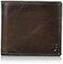 Frye mens Logan Antique Pull Up Billfold Leather wallets Dark Brown One Size US