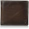 Frye mens Logan Antique Pull Up Billfold Leather wallets Dark Brown One Size US