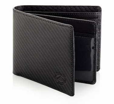 Stealth Mode Leather Bifold Wallet for Men With ID Window and RFID Blocking