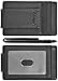 kinzd Money Clip Front Pocket WalletLeather RFID Blocking Strong Magnet thin Wallet A Litch Pattern Black One Size