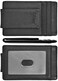 kinzd Money Clip Front Pocket WalletLeather RFID Blocking Strong Magnet thin Wallet A Litch Pattern Black One Size