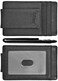 kinzd Money Clip Front Pocket WalletLeather RFID Blocking Strong Magnet thin Wallet A Litch Pattern Black One Size
