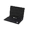 Thread Wallets RFID Blocking Slim Leather Bifold Wallet with Card Protection Black