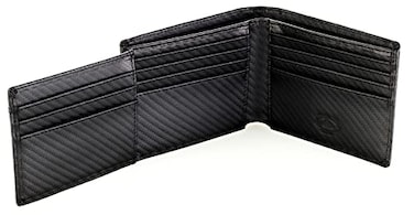 Stealth Mode Leather Bifold Wallet for Men RFID Blocking 11 Card Slots Gift Box