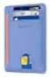 Buffway Slim Minimalist Front Pocket RFID Blocking Leather Wallets for Men and Women Sand Wathet Blue