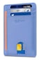 Buffway Slim Minimalist Front Pocket RFID Blocking Leather Wallets for Men and Women Sand Wathet Blue