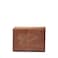 Fossil Mens Wallet Derrick Leather RFIDBlocking Execufold Trifold Wallet Brown