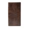 Fossil Mens Wallet Derrick Leather Executive Checkbook Wallet Dark Brown
