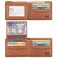 HIMI Wallet for MenGenuine Leather RFID Blocking Bifold Stylish Wallet With 2 ID Window Brown