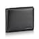 HISCOW Mens Full Grain Leather Wallet Slim Bifold with 2 Bill Compartments TaptoPay Friendly NonRFID Durable Pebble Grain with ID Window Black
