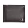 Nautica Mens Bifold Leather Wallet RFID Blocking ID Window Card Slots Organization Durable Stylish JClass Brown