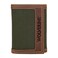 WOLVERINE Mens Trifold Wallet RFID Blocking Work Brown CanvasLeatherBlackOlive One Size