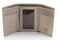 Stealth Mode Trifold Leather Wallet for Men with RFID Blocking Grey