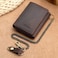 Enwaen Trifold Chain Wallets for Men Genuine Leather Wallet RFID Blocking AntiTheft Chain for Biker Motorcycle