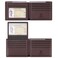 Travelambo Genuine Leather Wallet for Men with Gift Box Handmade Bifold Stylish Mens Wallets Rfid Blocking with 2 ID Windows