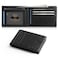 RUNBOX Wallet for Men Slim Leather Bifold RFID Blocking Minimalist Front Pocket Design with Gift Box